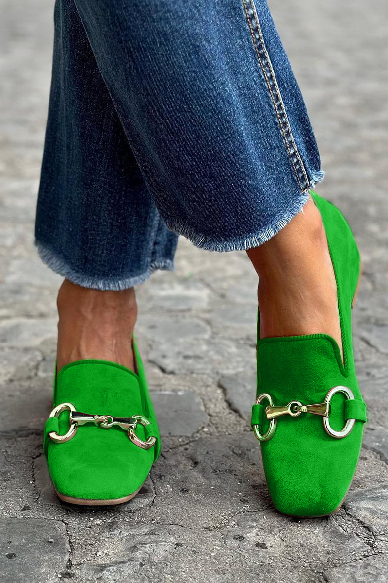 Loafers för kvinnor med spänne - Freja stil