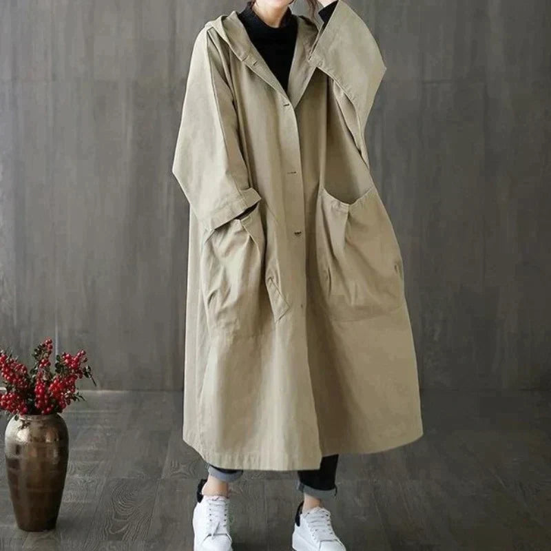 Delia | overdimensioneret trenchcoat