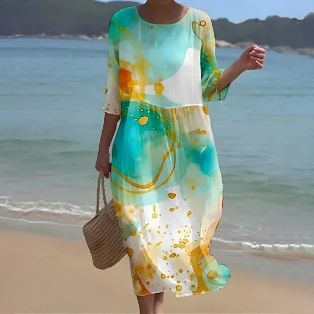 Florensia - Elegant och Luftigt Sommarklänning för Kvinna