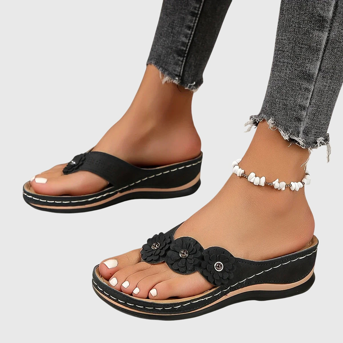 Soleil | Trendiga slip-on sandaler för kvinnor