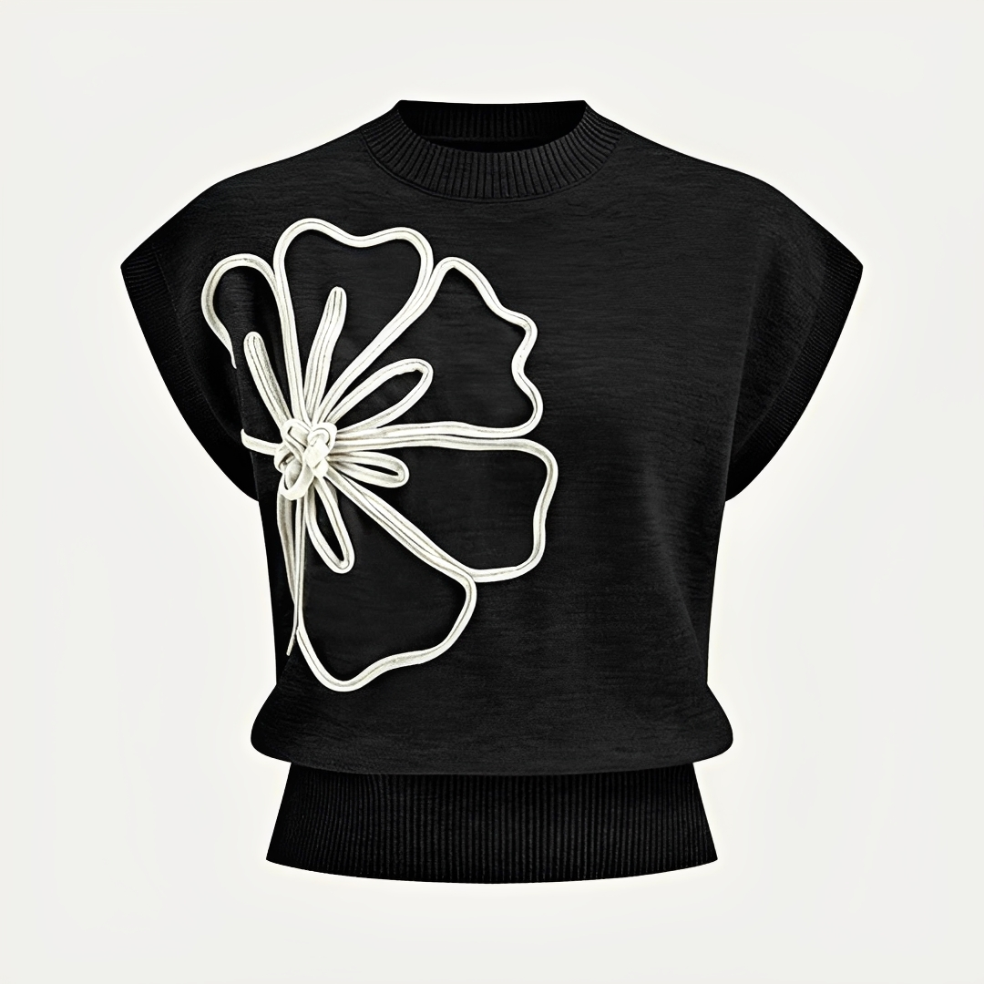 Floristisk Charm - Blommigt Top för Varje Tillfälle