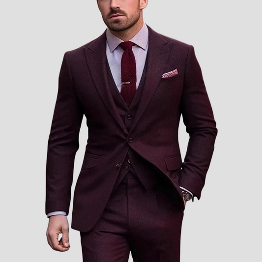 3-delad Slim Fit Kostym för Herr - Kristoffer