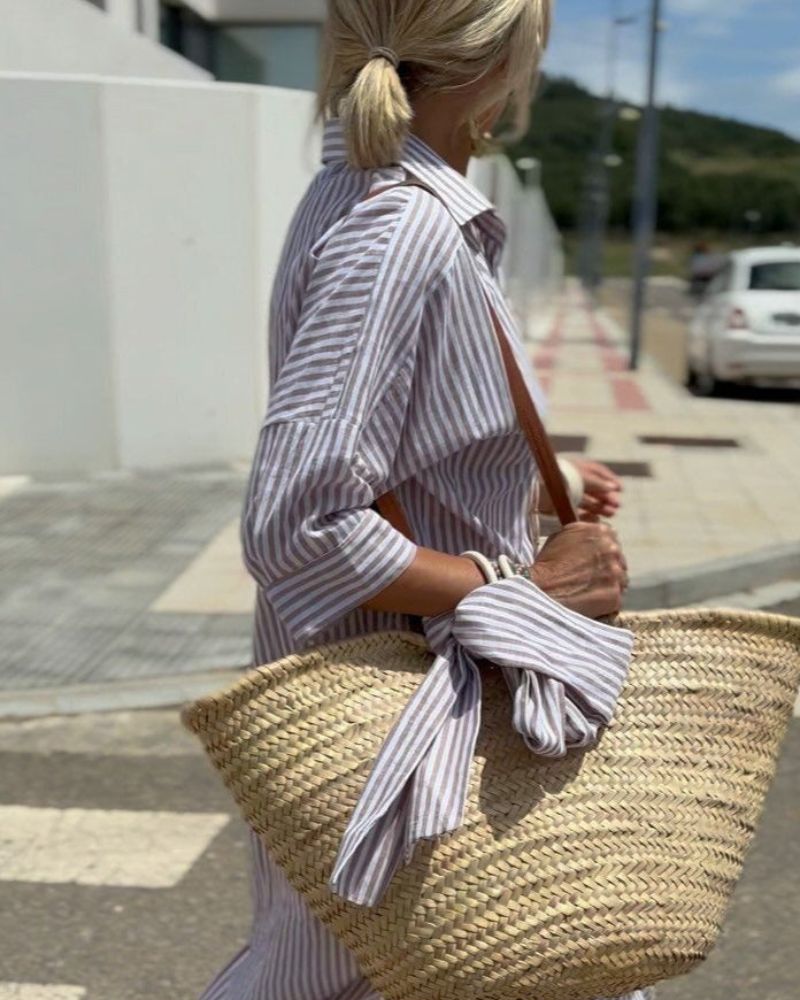 Sienna | Randig sommarklänning för kvinnor