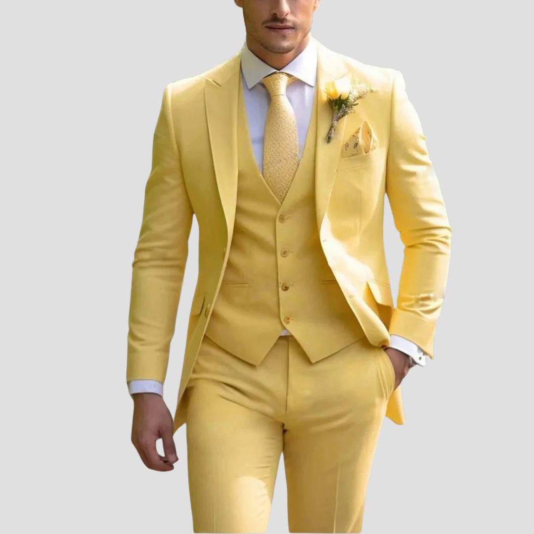 3-delad Slim Fit Kostym för Herr - Kristoffer