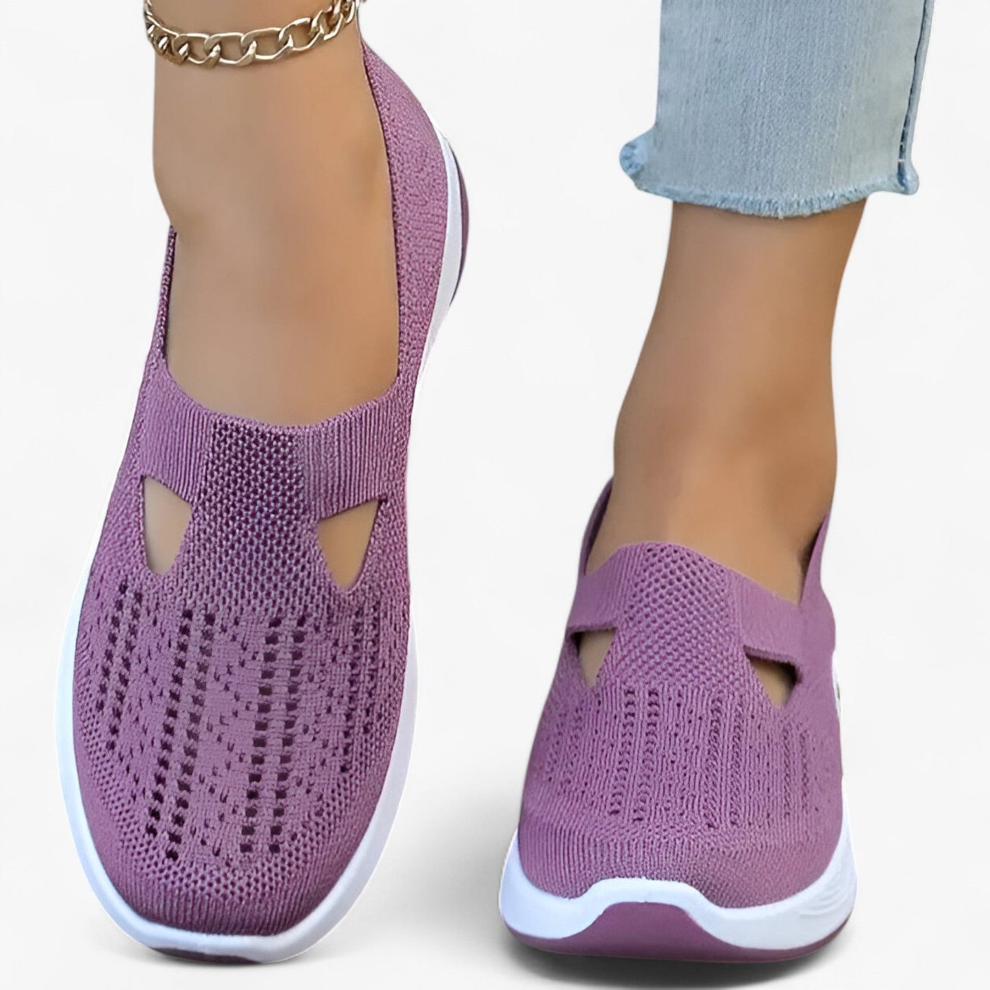 Dam Skor Slip-On i Elegant Design