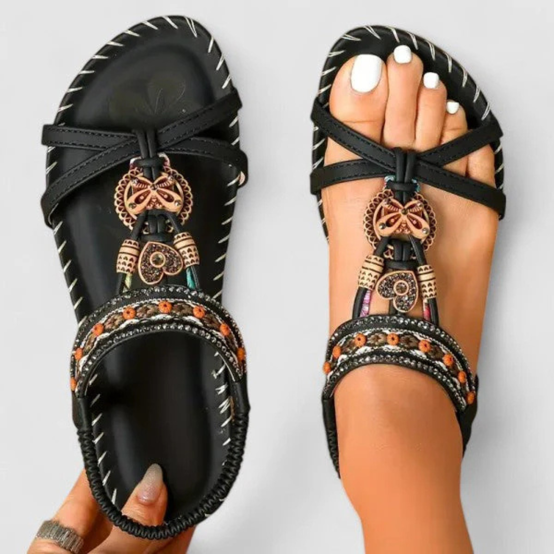 Luna | Eleganta sandaler med öppen tå för sommaren