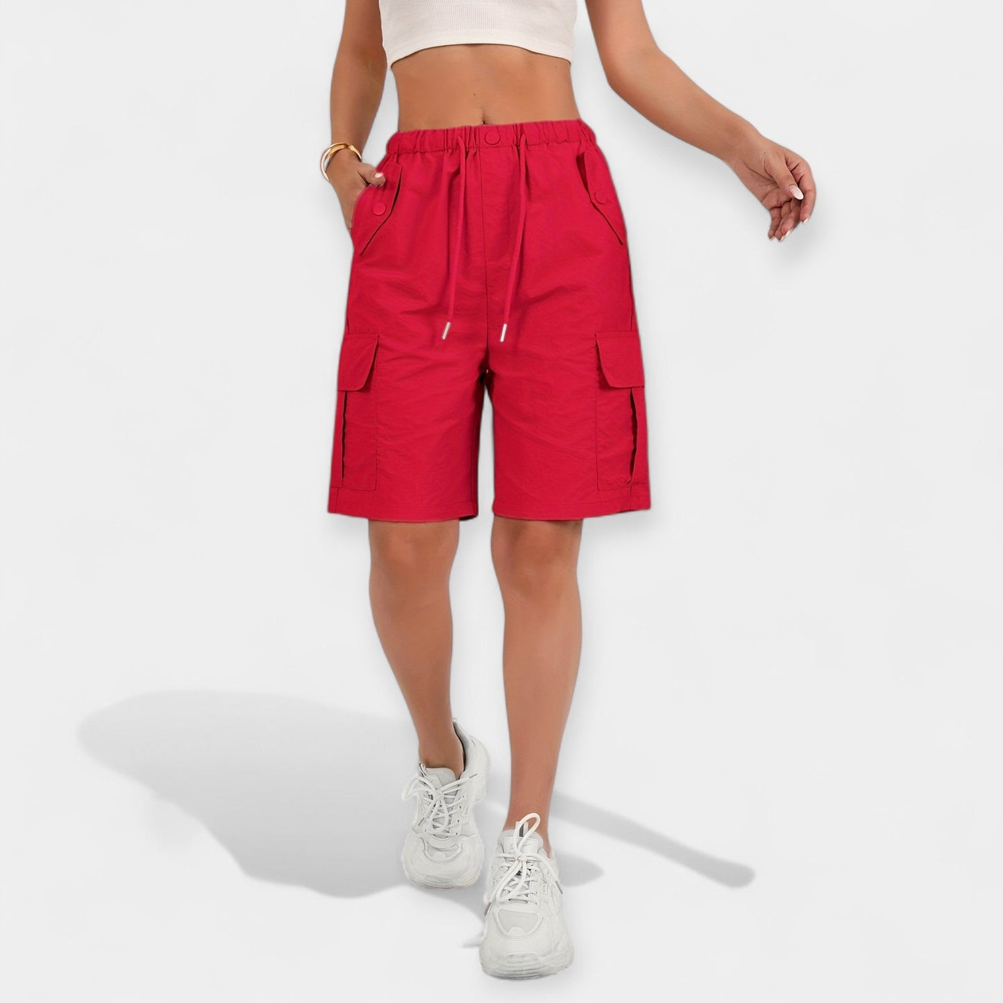 Moderna cargoshorts med fickor – stil och funktion i ett