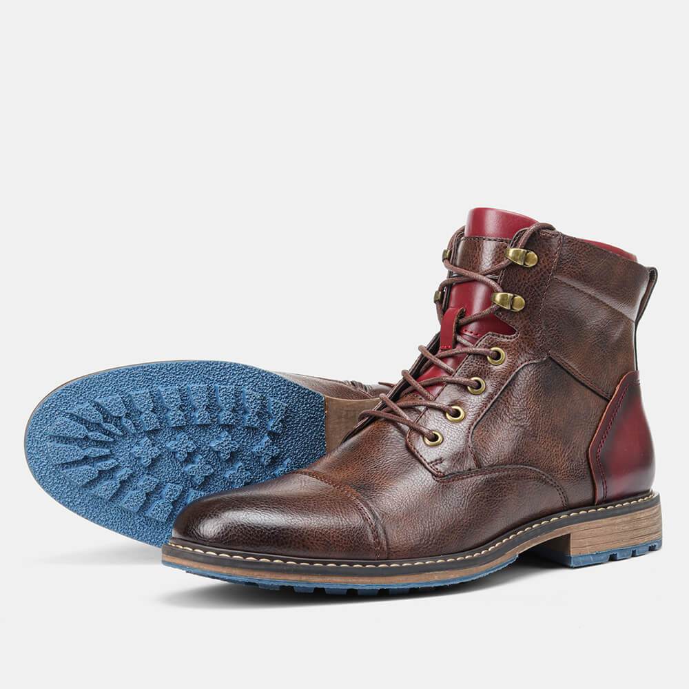 Luxe Læder Oxford Støvler – Håndlavet Elegance