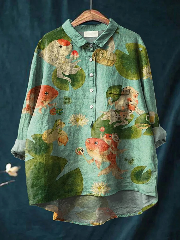 Kreativ Blus med Hundmotiv – Din Nya Modefavorit!