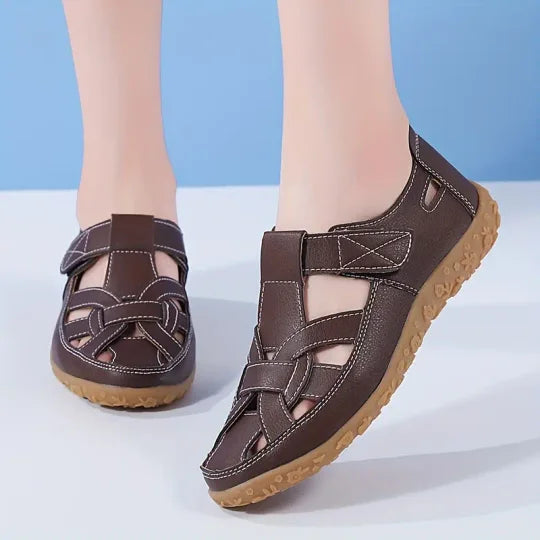 Luftiga Loafers i Läder med Ergonomisk Design