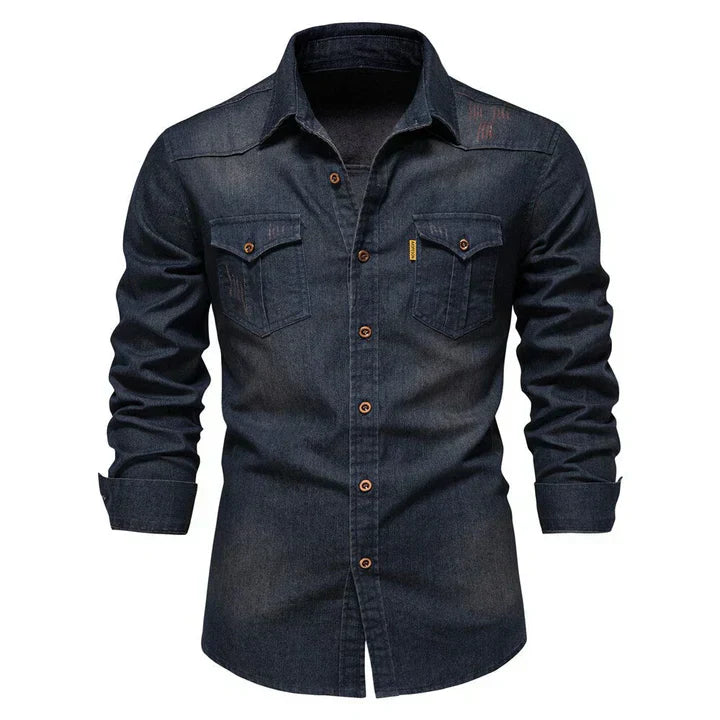 Tidligere Denim Skjorte til Mænd