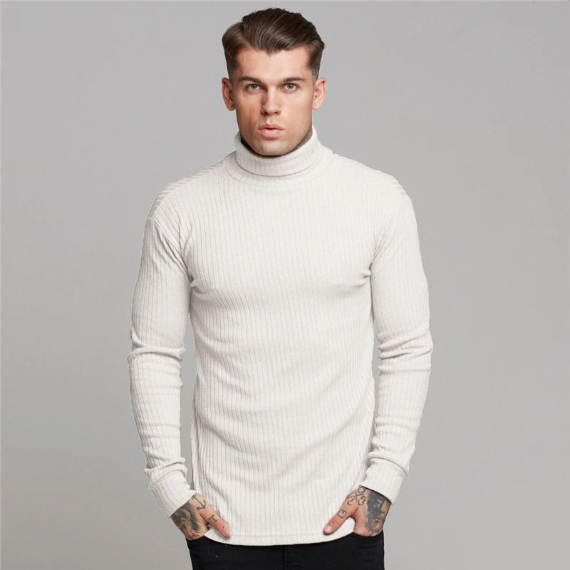 Stilfuld Rullekrave Sweater til Mænd - Vega