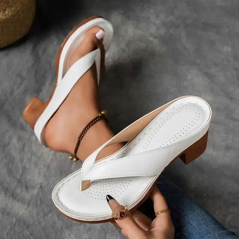 Soleil | Elegant Slip-On Sandaler för Sommaren