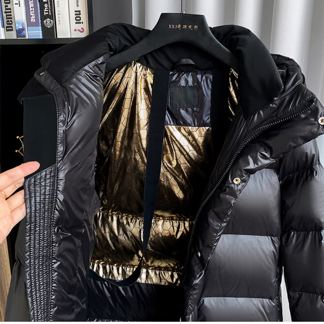 Dameparka med hætte - Vinterparka damer - Steppparka