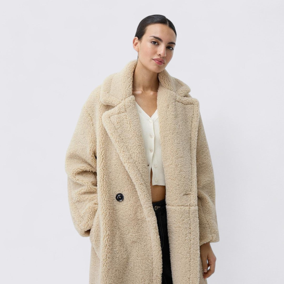 Dame Teddy Frakk - Lang Skåret - Klassisk Slå-krave