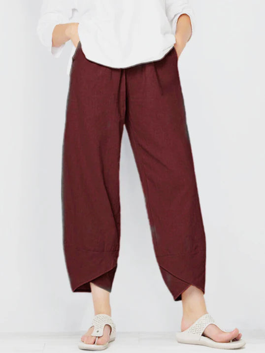Sofistikerad Culotte med Asymmetrisk Design och Justerbar Midja
