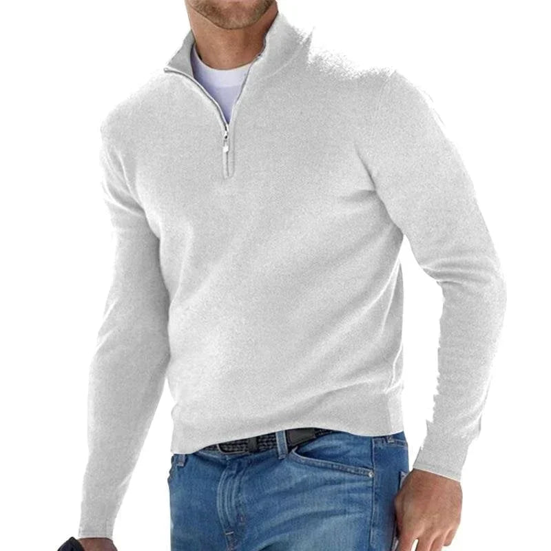 STILMESTER - Herre Sweater med Lynlås