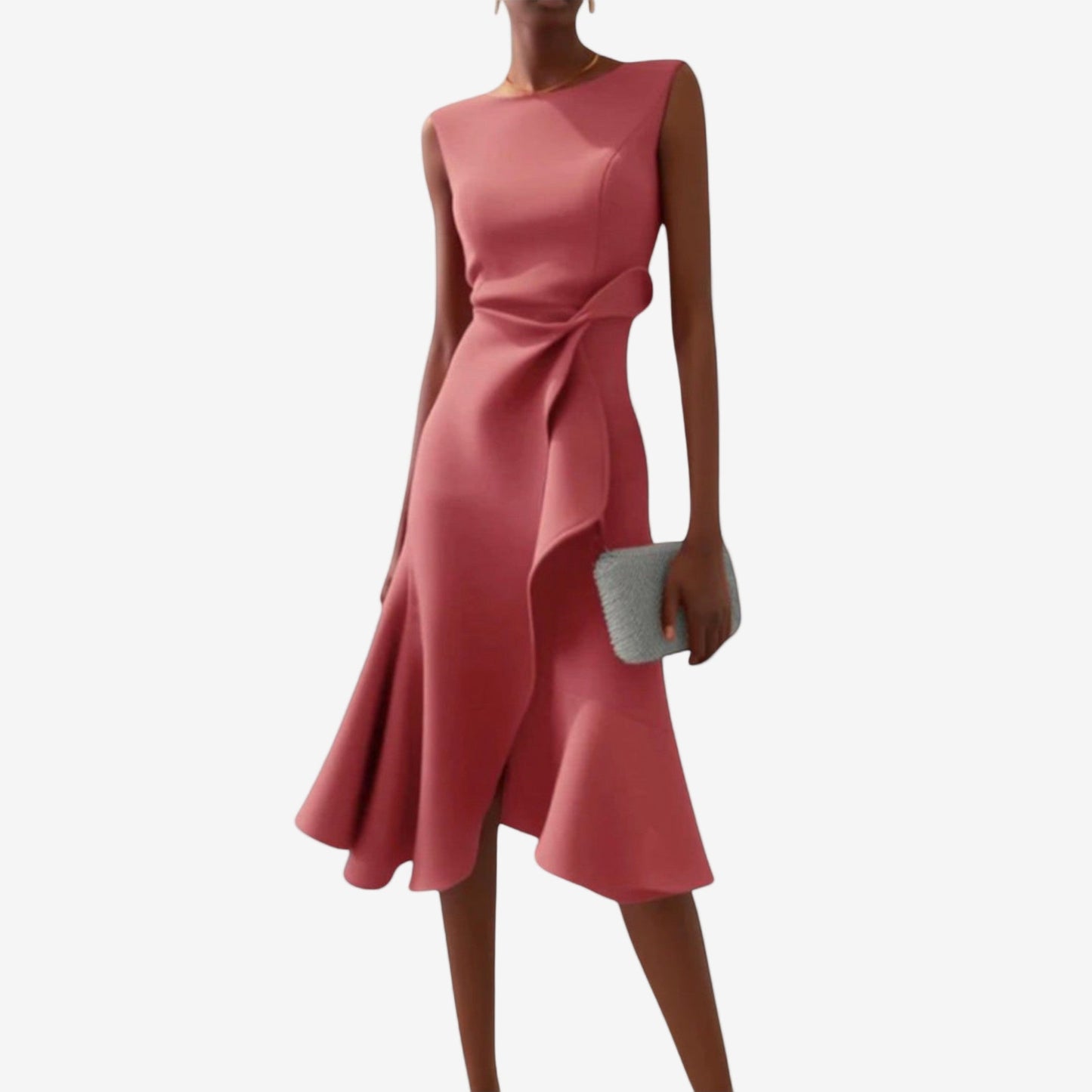 Ava | Asymmetrisk Midiklänning med Stil