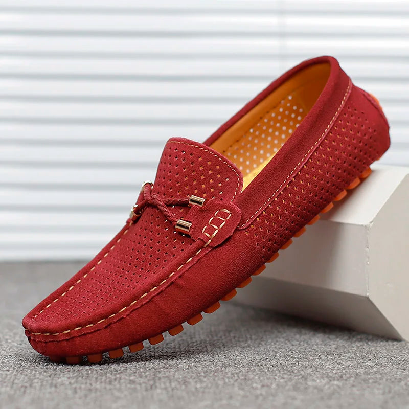 Noble | Fina perforerade läderloafers för stil och komfort