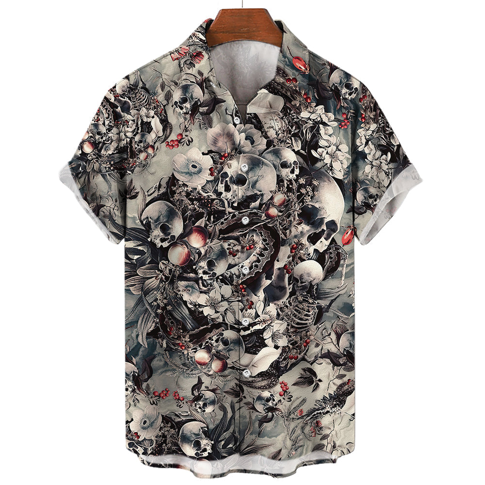Tropisk Dødningehoved T-Shirt