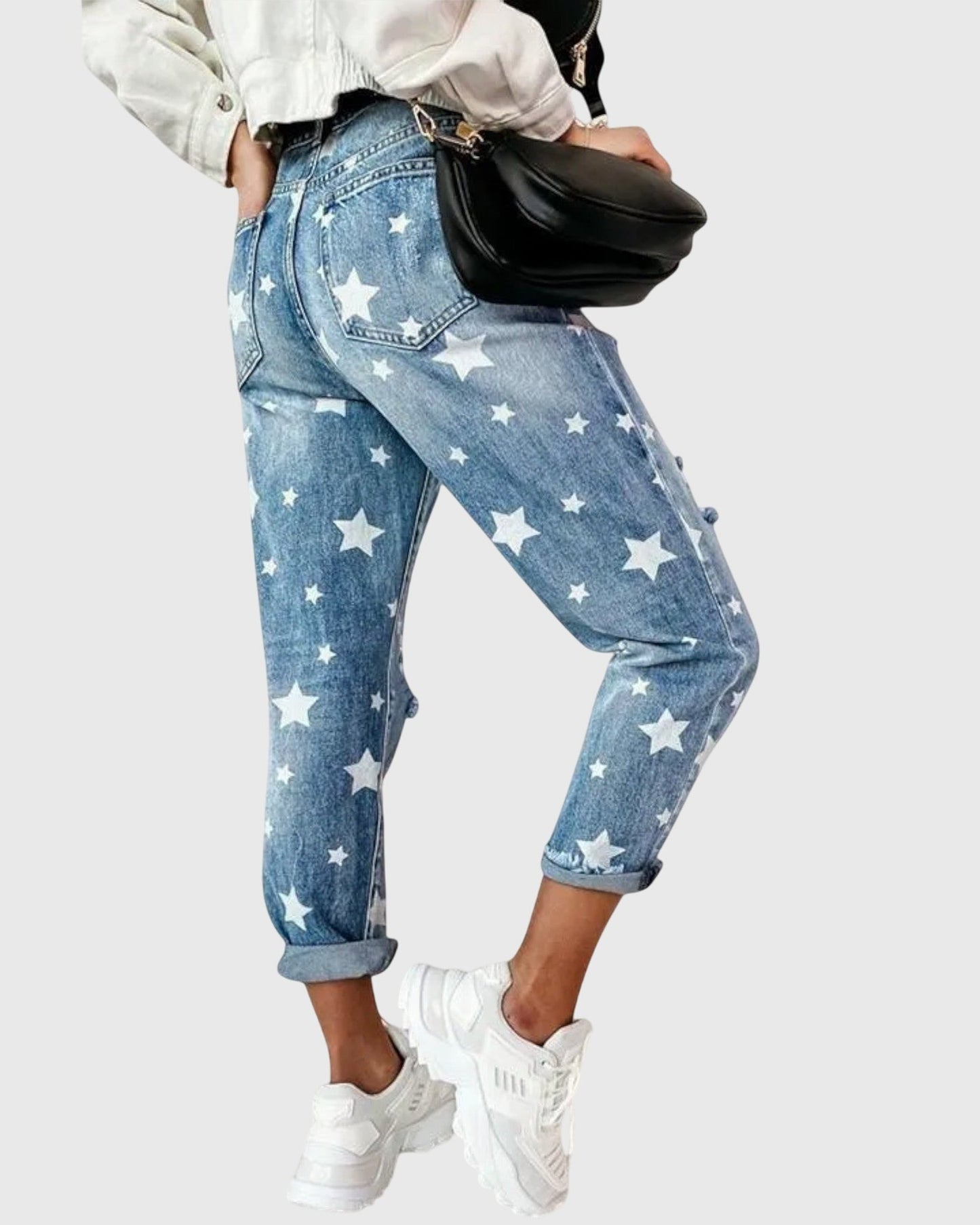 Stjerneskud Jeans – Trendy Denim med Unikt Design
