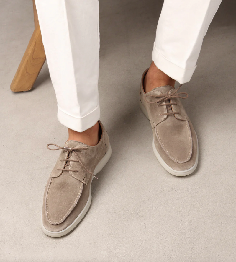 Stiliga Suede Loafers för Män – Elegans och Komfort