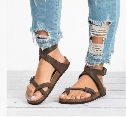 Vera | Eleganta Flata Sandaler för Vårens Äventyr
