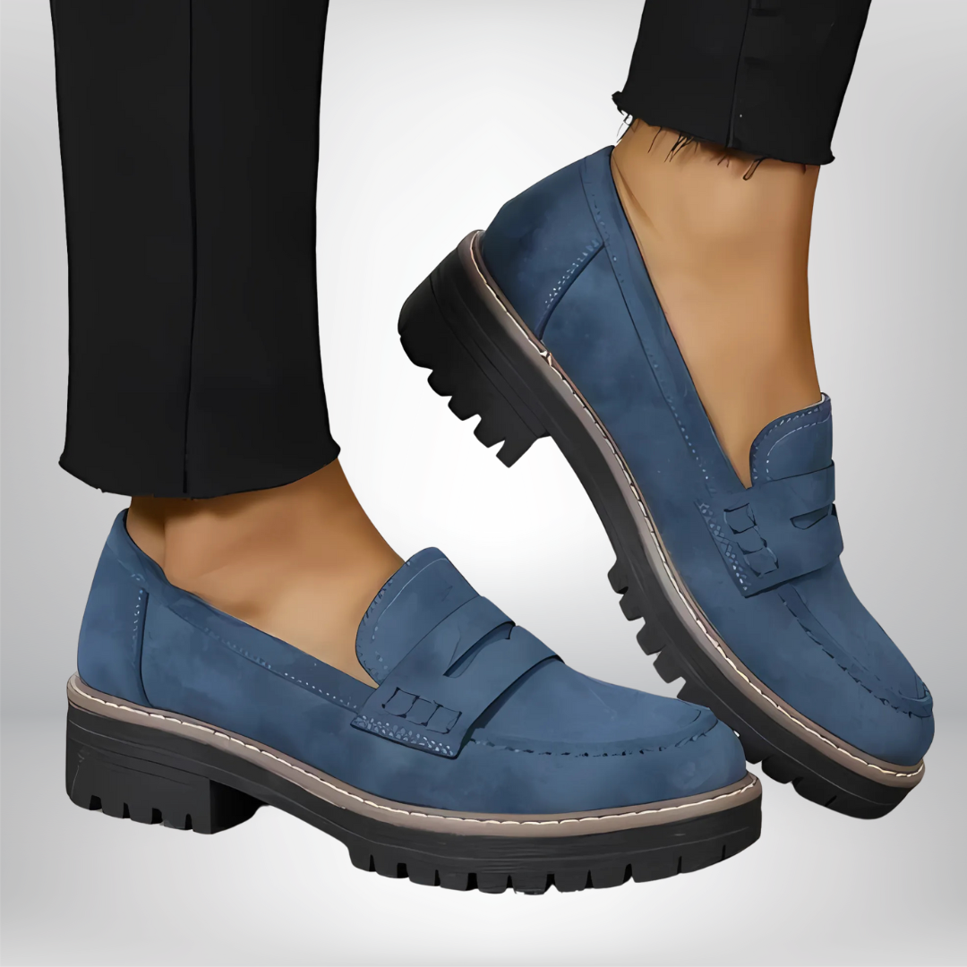 Eleganta Loafers för Kvinnor | Antisklidssula & Tryckavlastande