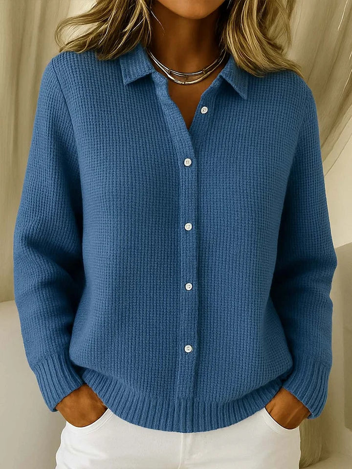 Elegant och Mjuk Longline-Kardigan för Stilmedvetna