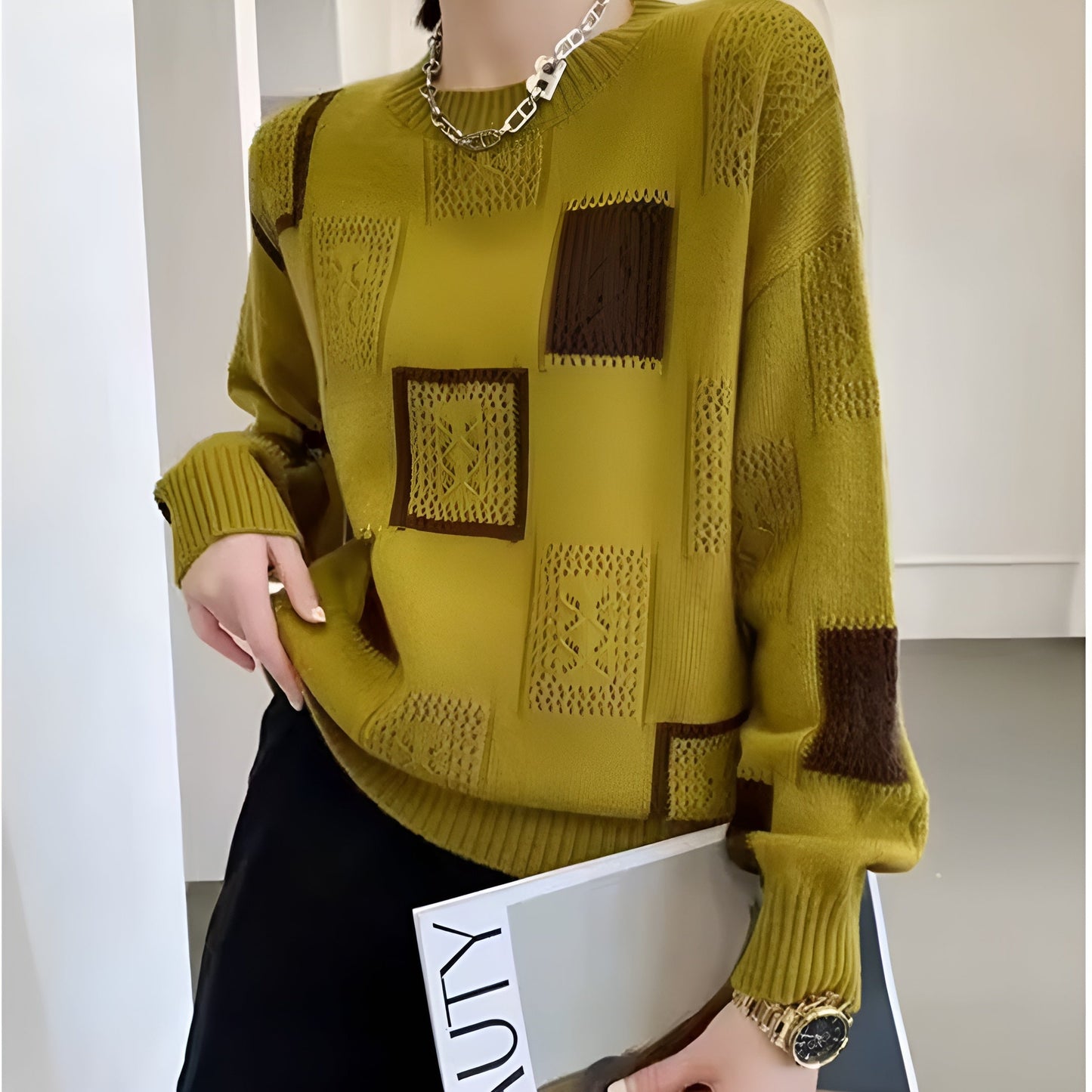 Luxe Ludd| Pullover för Eleganta Stunder