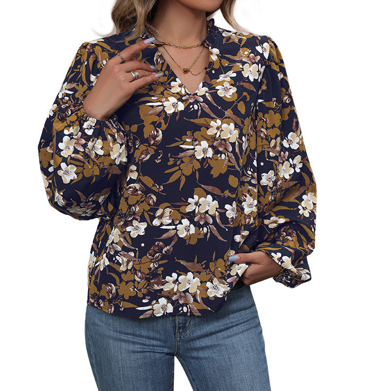 Blomsterinspireret Bluse til Den Stilbevidste Kvinde