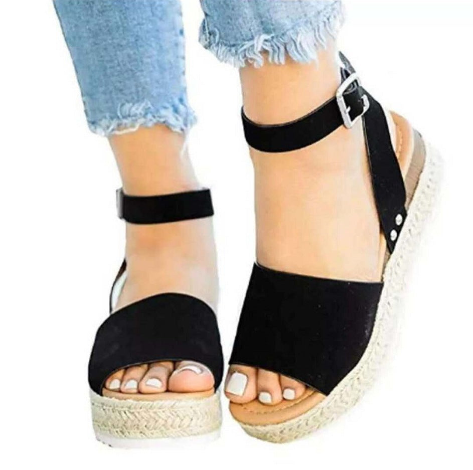 Elysia | Eleganta Keilklack Sandaler för Sommardagar