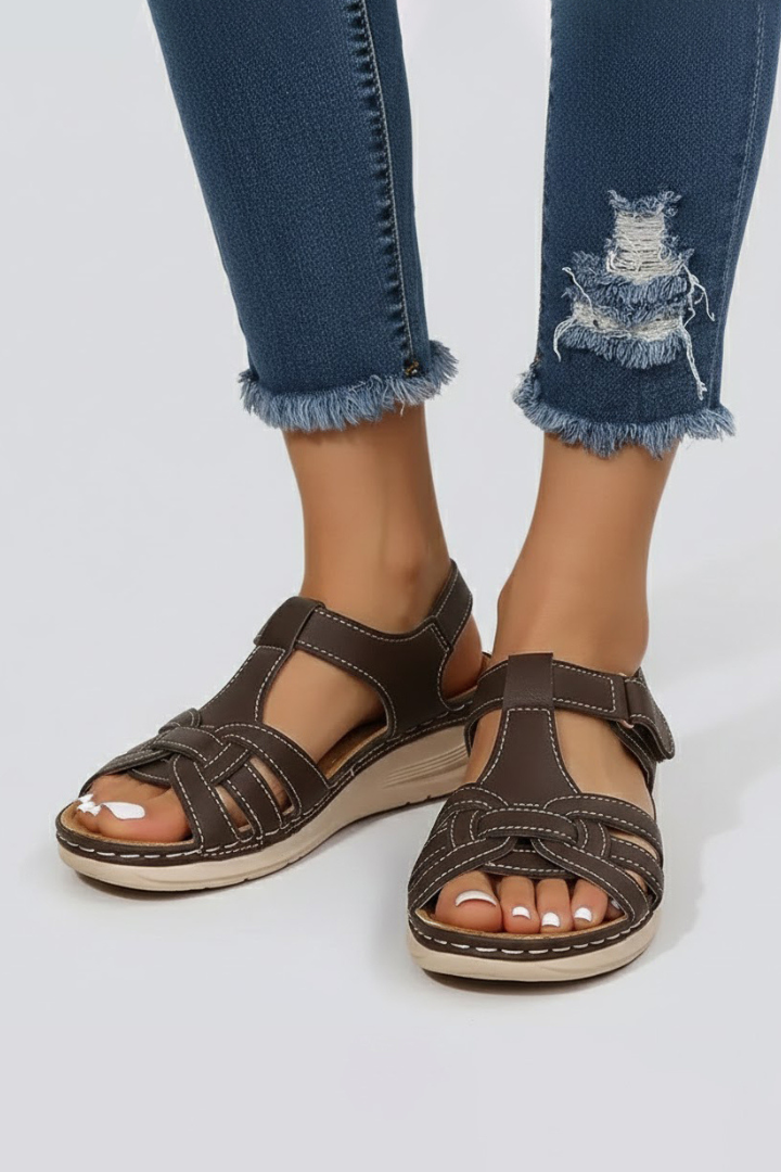 Sienna | Eleganta Sandaler med Öppen Tå för Sommaren