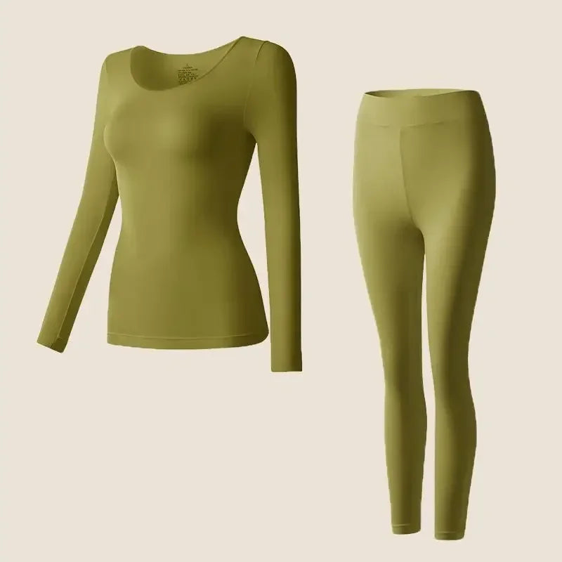 Set med Termiska Underkläder | Långärmad Tröja och Leggings