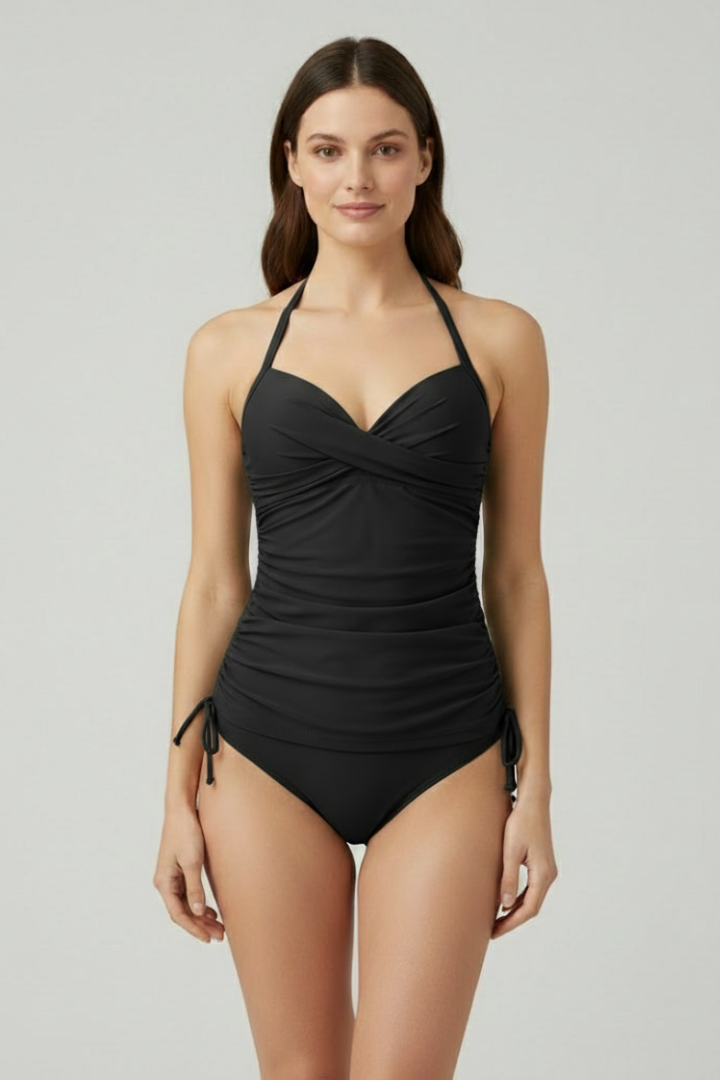 Sofia | Elegant Tankini med V-ringning för Sommardagar