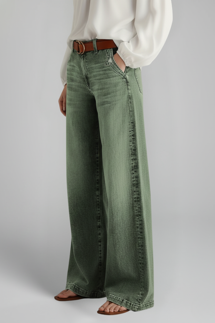 Sofia | Trendiga Vida Jeans med Hög Midja för Damer