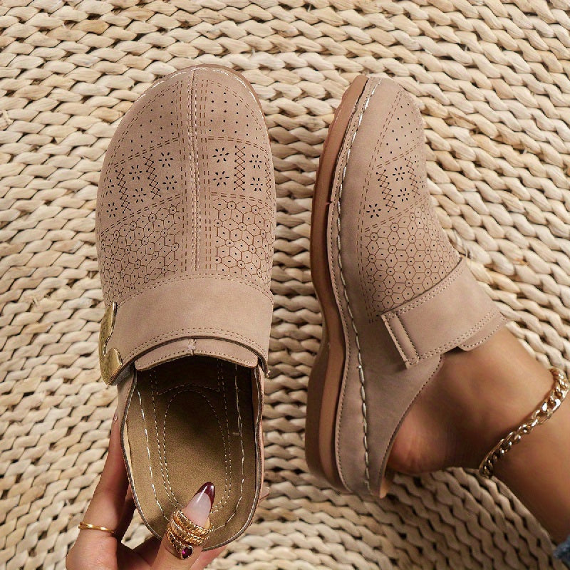 Ortopediska Slip-On Mules för Dam – Siv Modell
