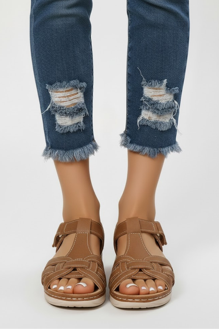 Sofia | Eleganta Sandaler med Justerbara Remmar