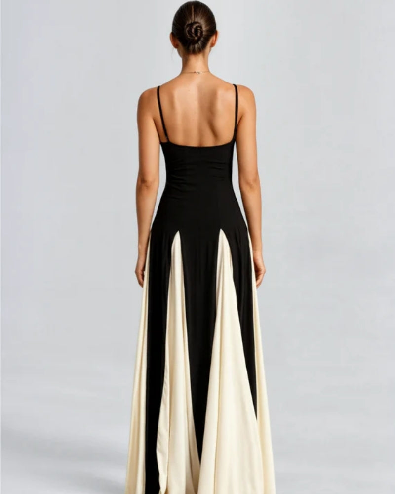 Aftenkjole Damer – Maxikjole med flydende silhuet til dag og aften