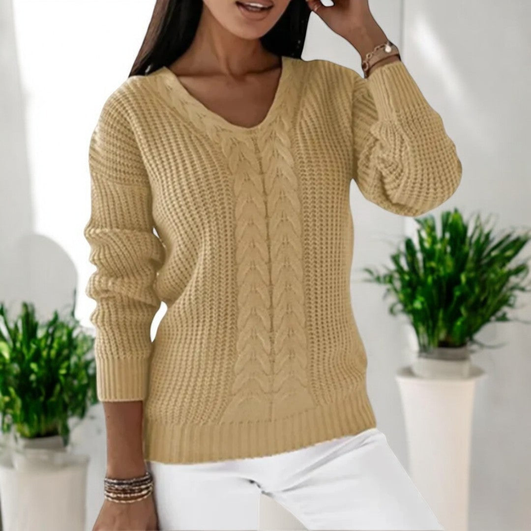 Elegant og Komfortabel Strikpullover til Hverdagsbrug