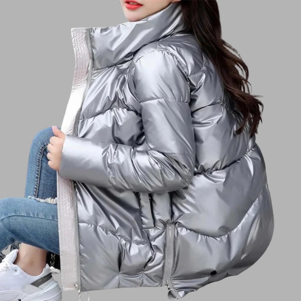 Belyst vinterjakke - Stilfuld damefrakke til natte synlighed