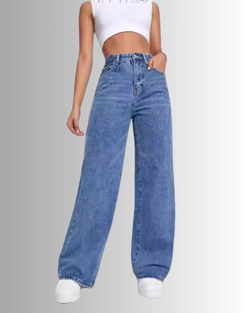 Dame Baggy Jeans med klar silhuet – Tidøst look til hverdag og fritid
