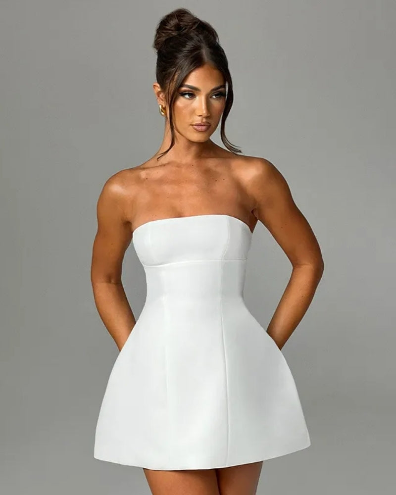 Dame-Minikjole - Off-shoulder, aften- og fritidskjole