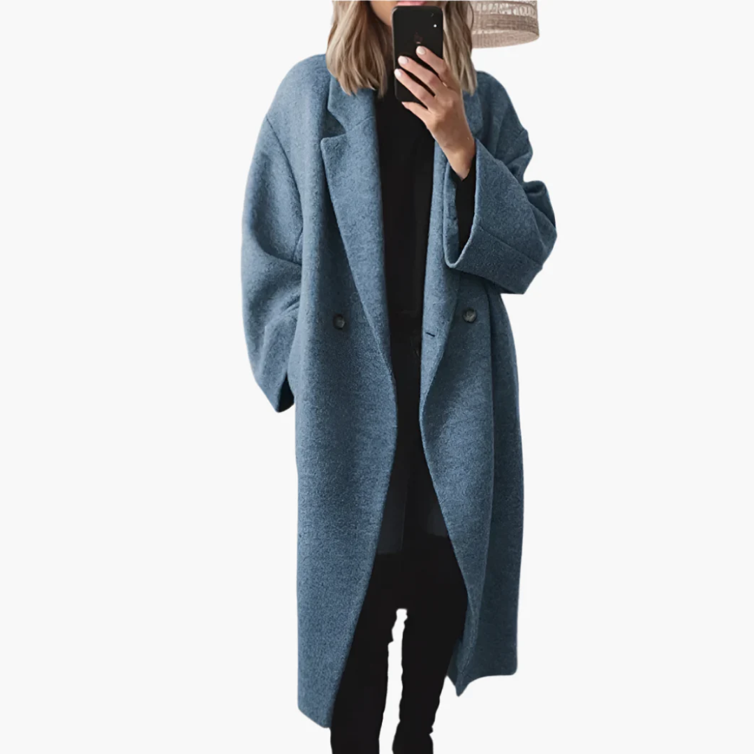 Dame vinterjakke – oversized frakke med let design til vinterdage