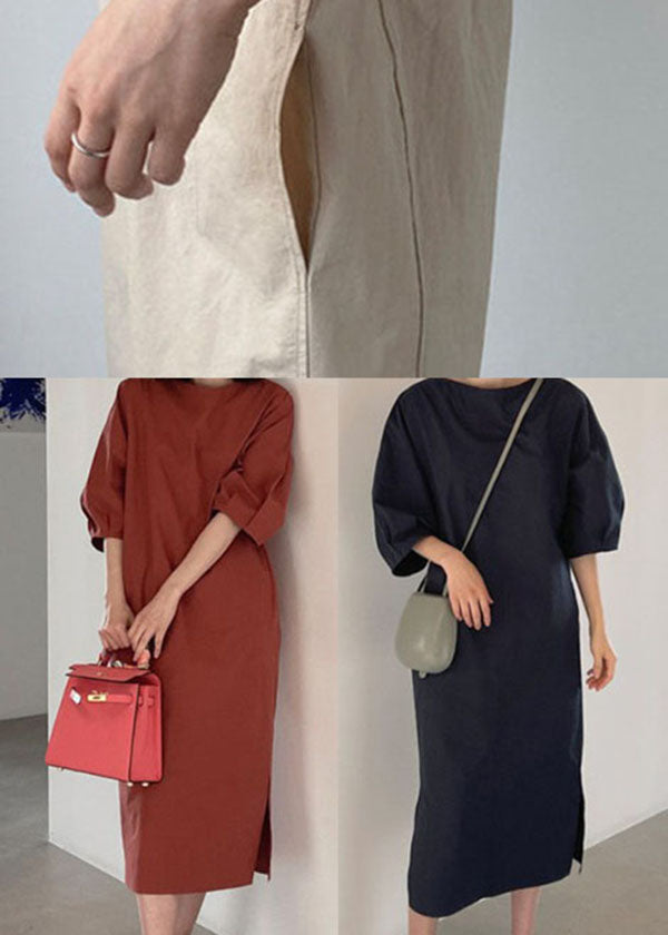 Elegant klänning med praktiska fickor för våren