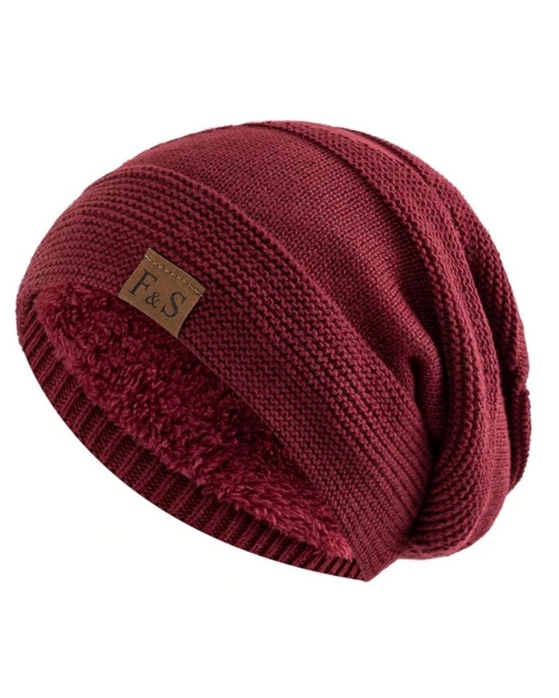Fleece-futteret Beanie – blød vinterhat til damer