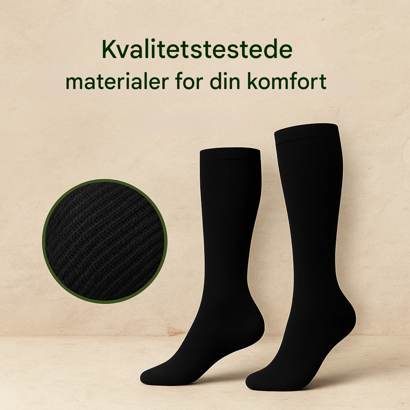 VarmNord – Kompressionsstrømper mod smerter | Åndbar & elastisk | Til sport, rejser & lange arbejdsdage