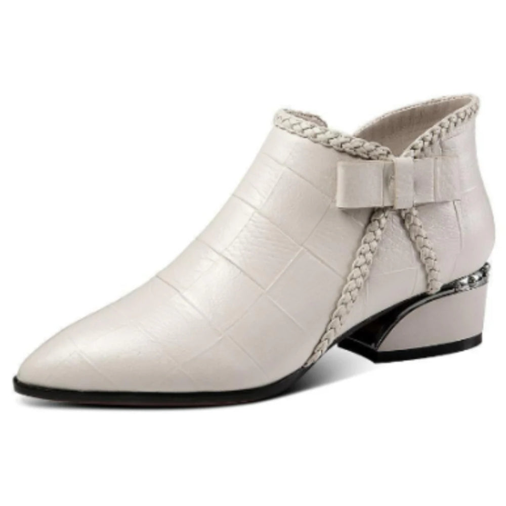 Ankelhøje sko med lav hæl - Alsidige hverdags sko til kvinder