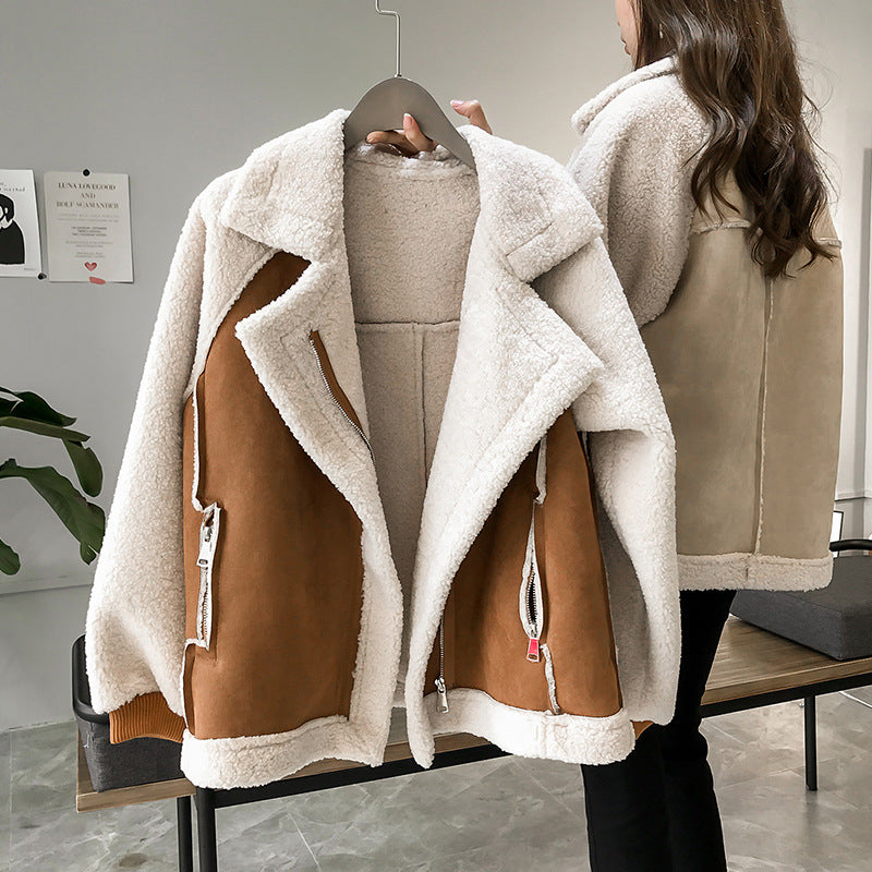 Miranda | Elegant Oversized Kappa i Mjuk Fuskpäls