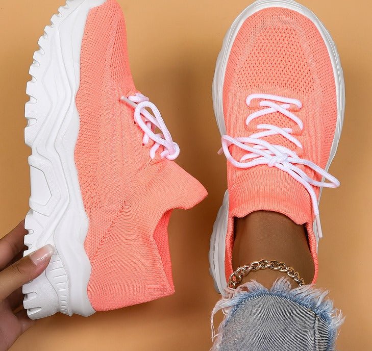 Ravina | Trendiga Damsneakers med Robust Sula